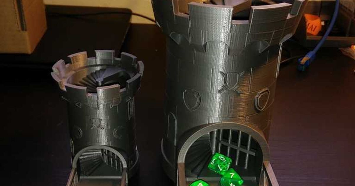 Castle dice tower Hight Resollution and supports by Javier M. G