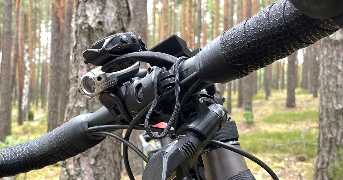 Sofirn SC31Pro mount to garmin handlebar by peha68.pl | Download free ...