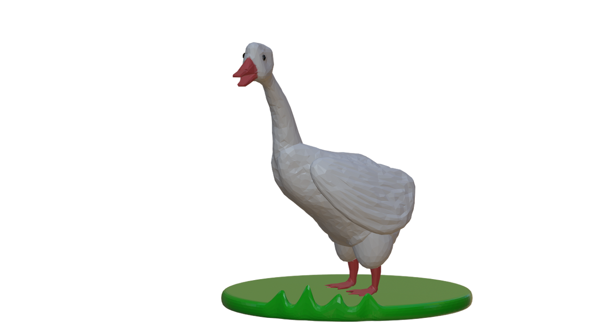 Weighty Goose from Untitled Goose Game by RedTurtle, Download free STL  model