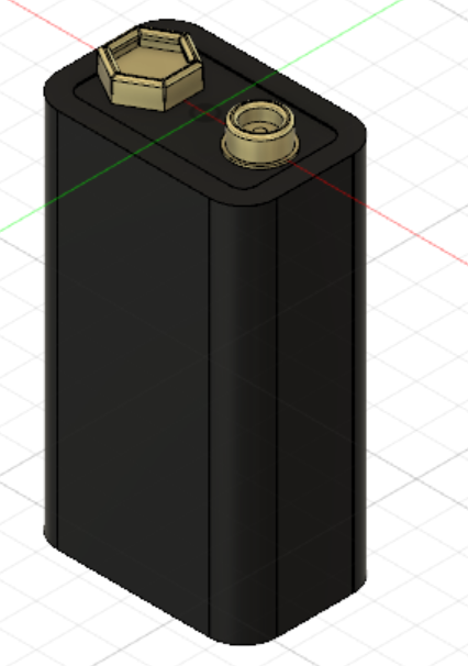 9V block battery