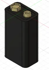 Battery Block With Relay Post by 4 Dollar Fortune, Download free STL model