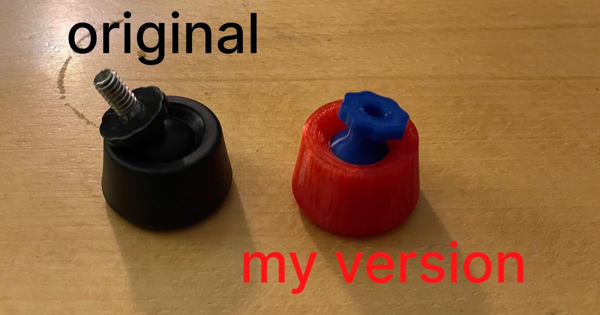 Tripod Feet Ball Joint by ThingNobodyNeeds Download free STL model