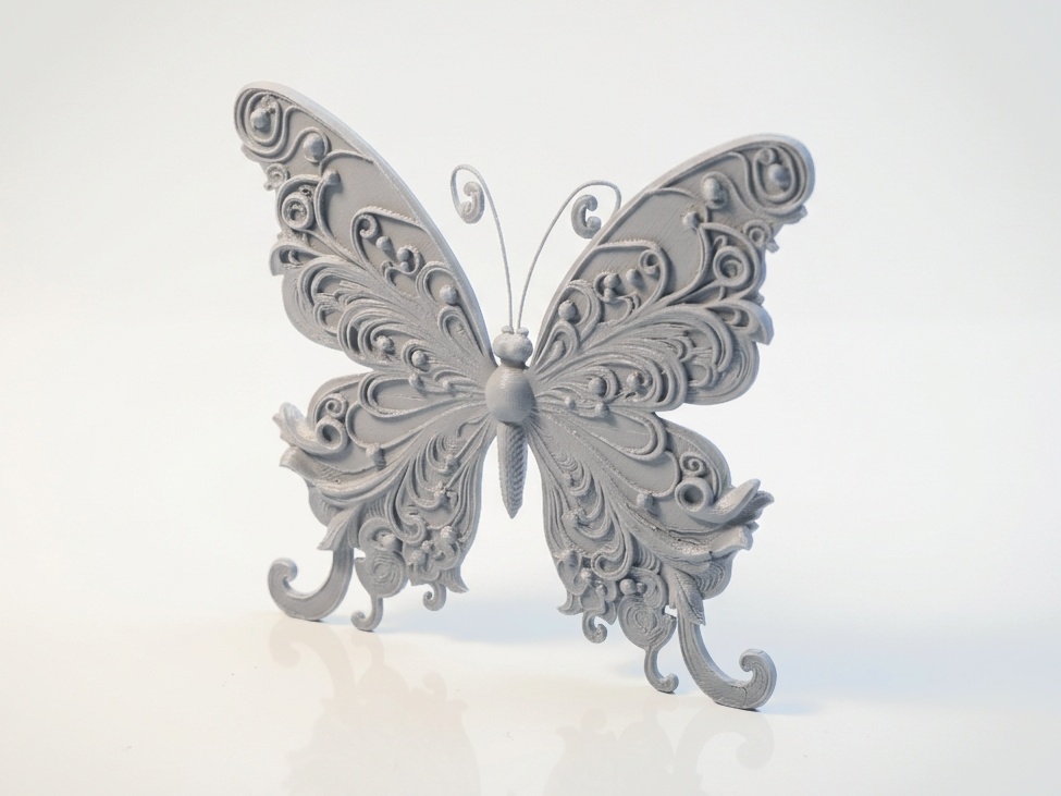 Butterfly Ornament Decorative Sculpture 3D Printable
