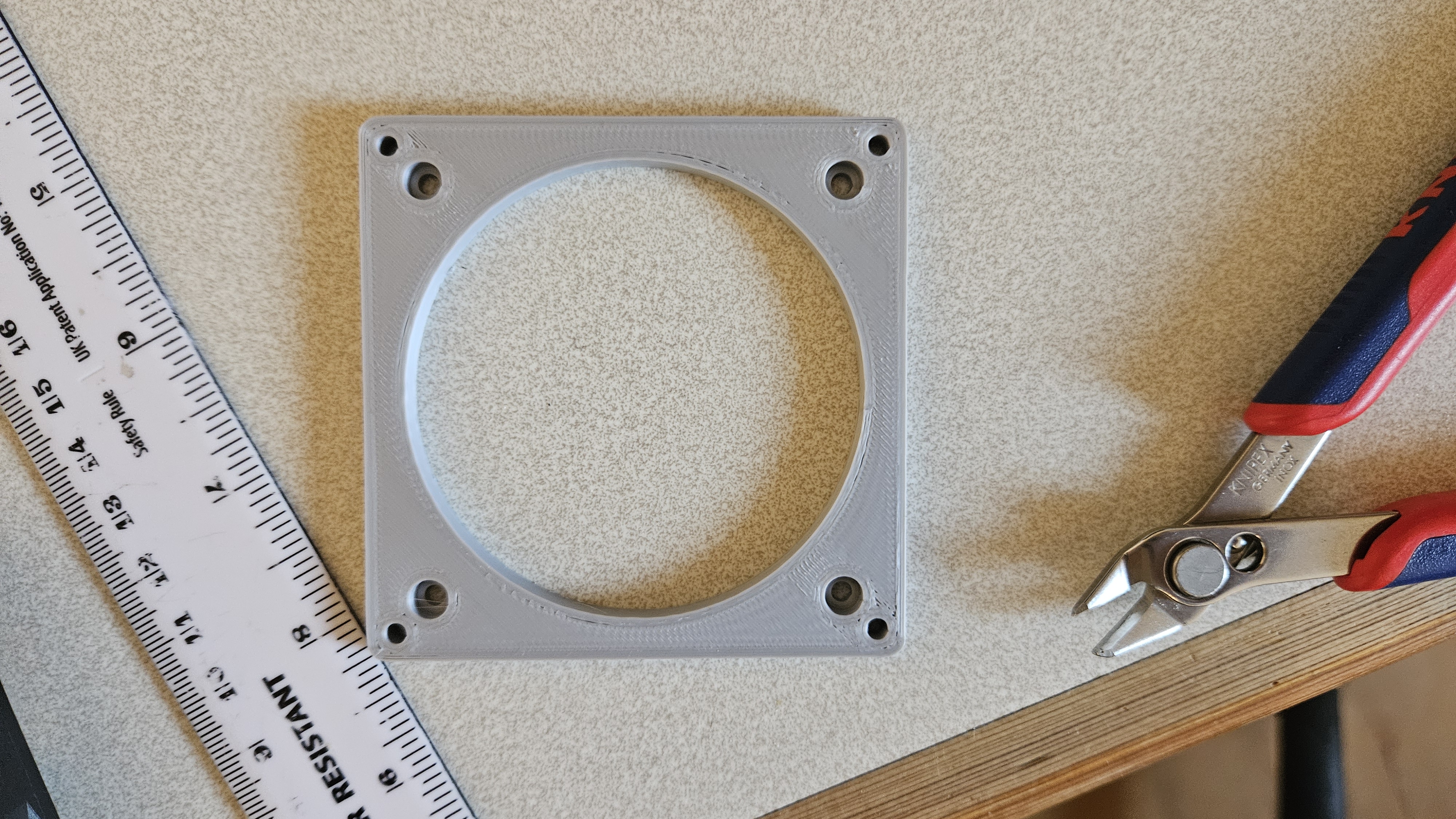 80mm PC Fan to 70mm Mounting Plate / Adapter