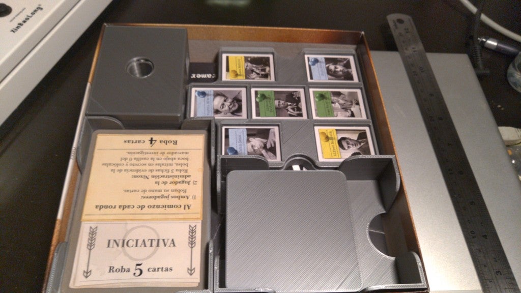 Watergate game insert and organizer