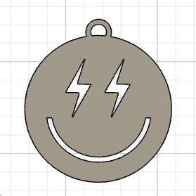 Miniatura 2 do modelo 3D Smile face keychain