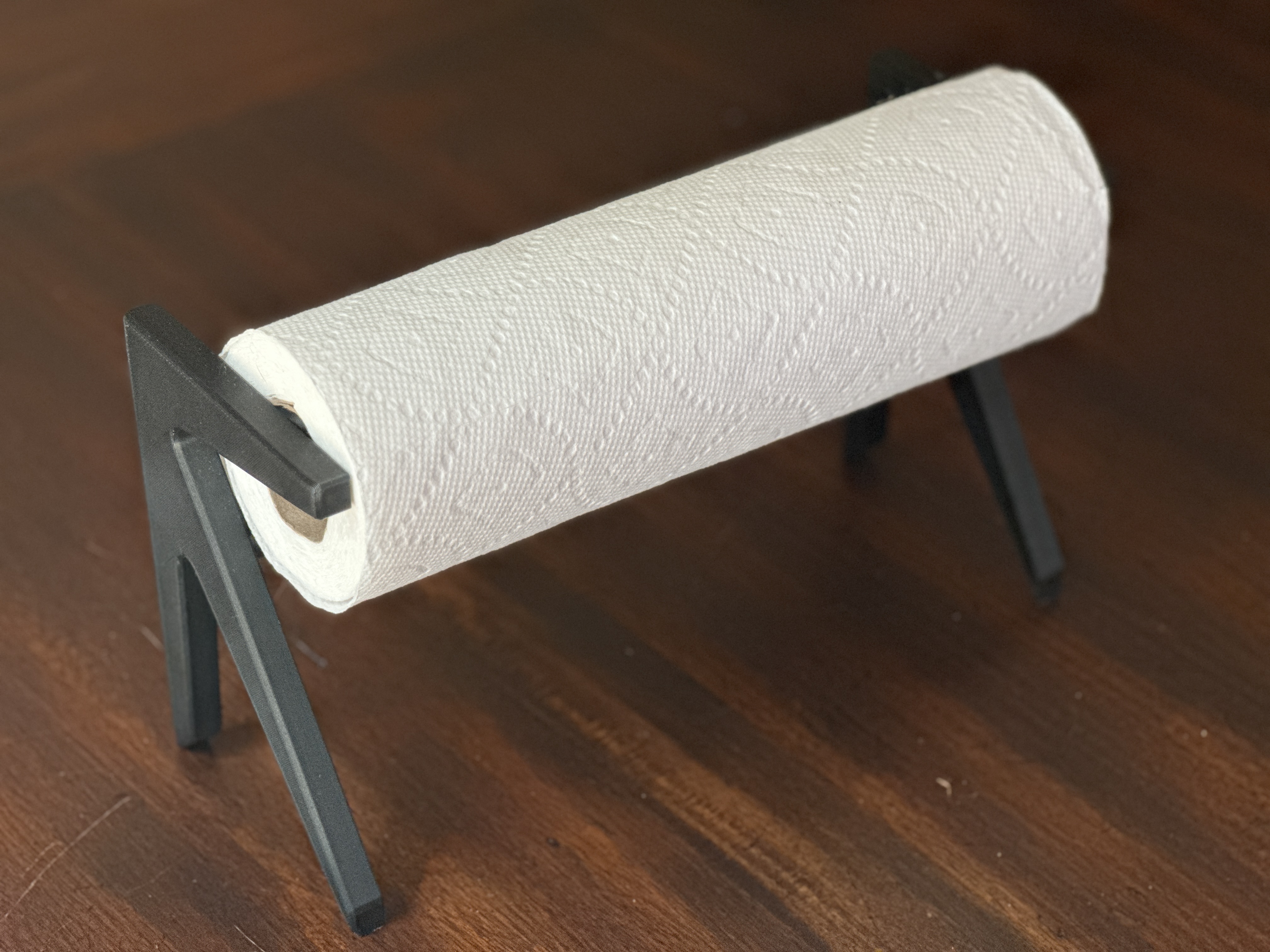 Mid Century Modern Paper Towel Stand