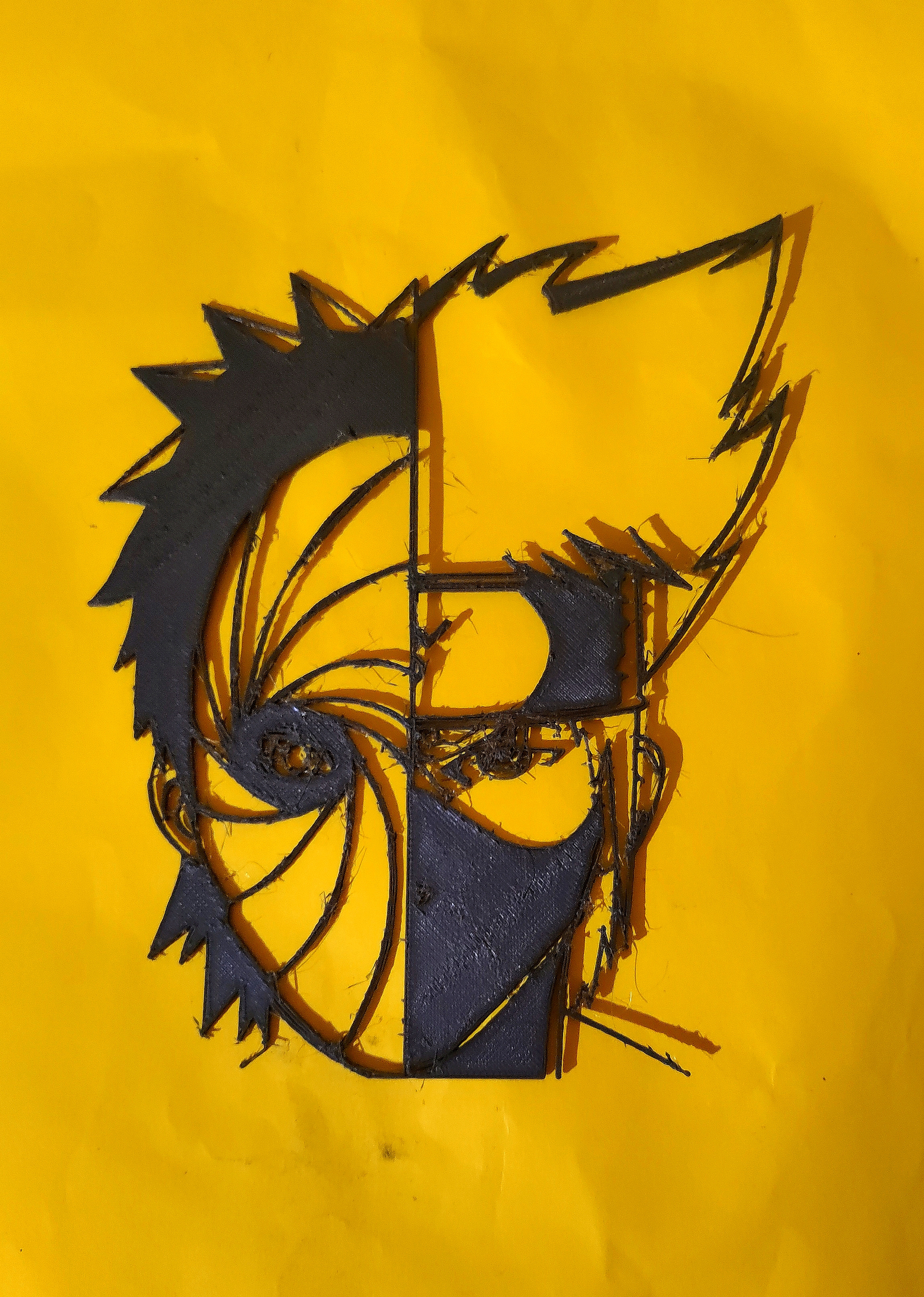 Naruto Obito/Kakashi wall art