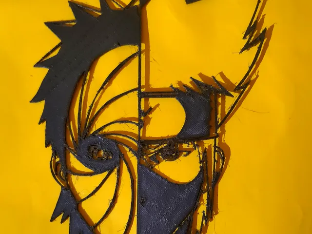 Naruto Obito/Kakashi wall art