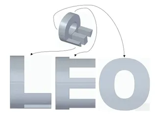LEO in 3 dimensions