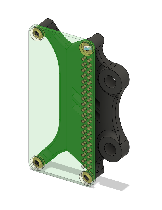 Raspberry pi zero 2w bracket for Voron Switchwire/Enderwire — miniatura 2