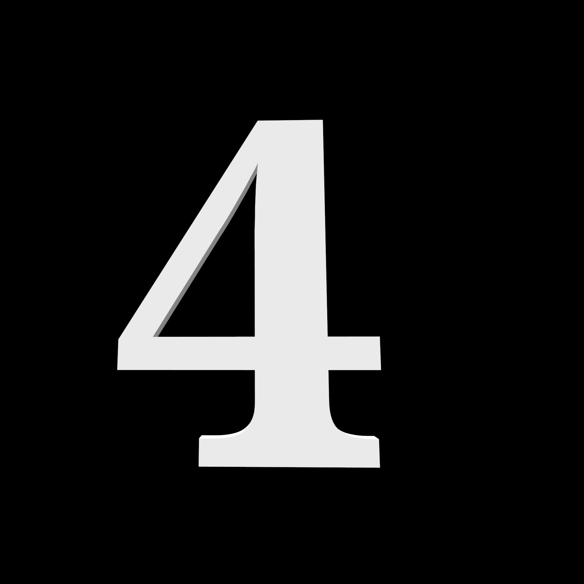 House Numbers Collection / 1-9 / ABCD / 170mm height / Serif by Weshape ...