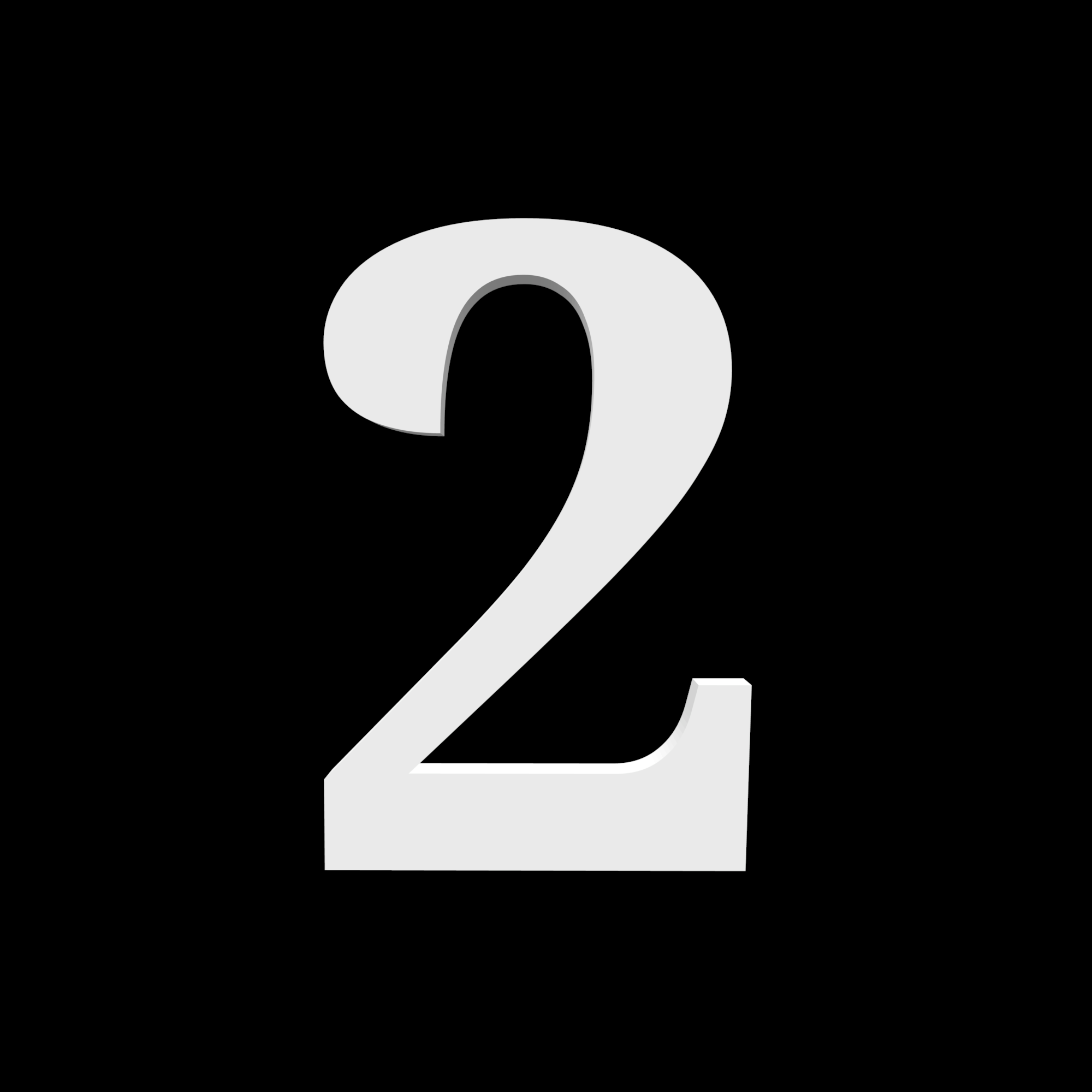 House Numbers Collection / 1-9 / ABCD / 170mm height / Serif by Weshape ...