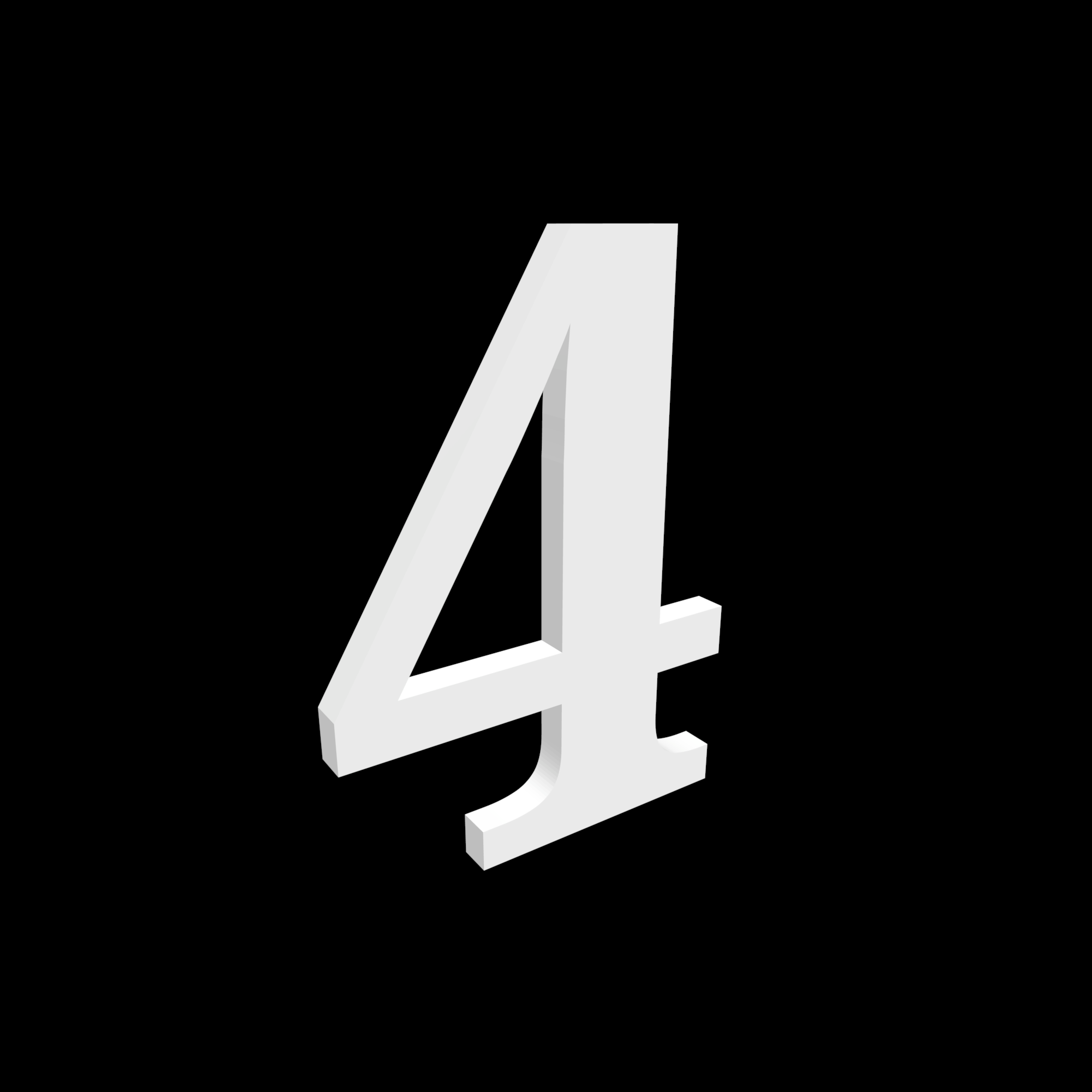 House Numbers 170mm Height Serif By Weshape Download Free STL house-numbers-170mm-height-serif-by-weshape-download-free-stl