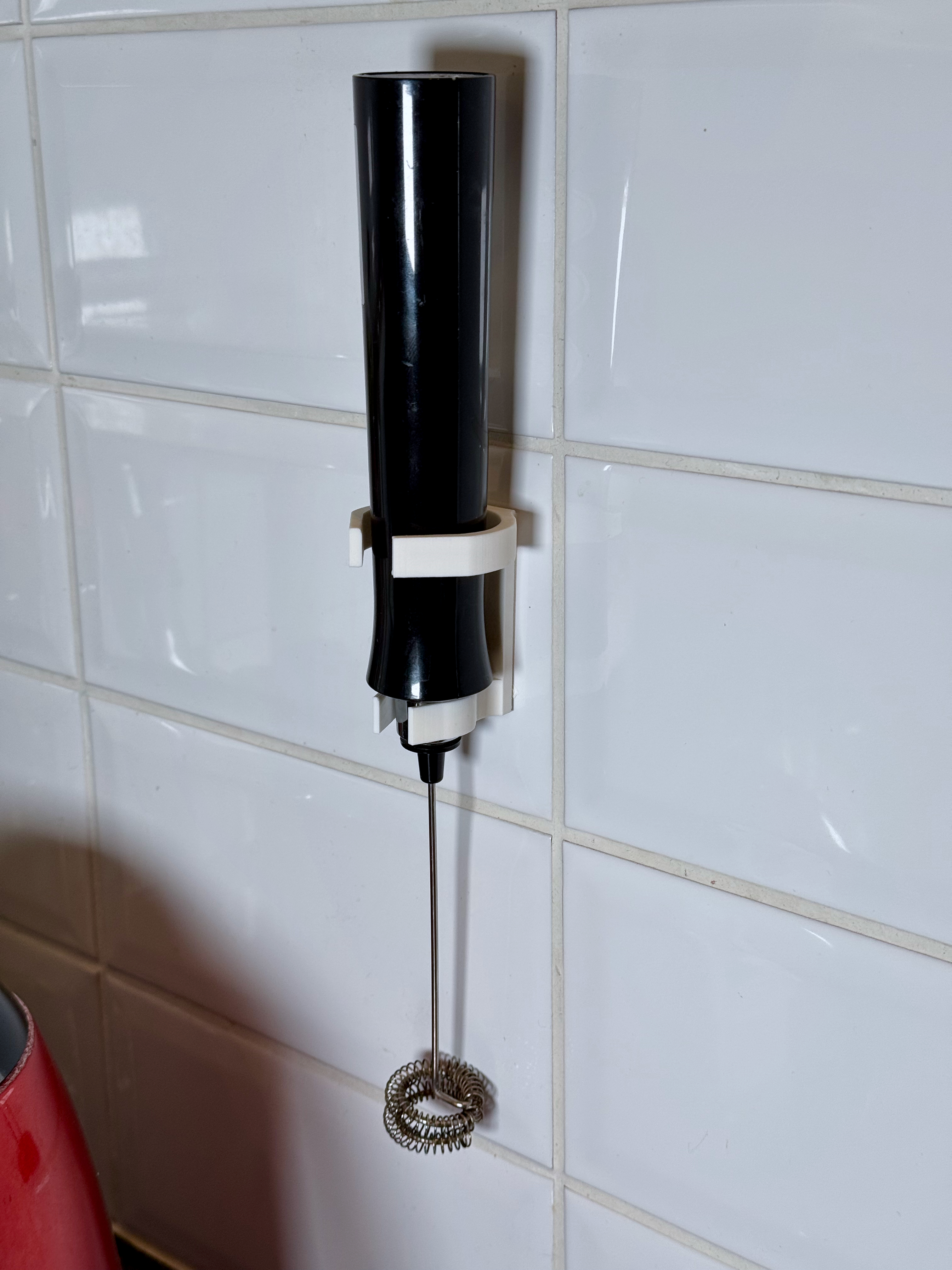 Wall-Mounted Milk Frother Holder