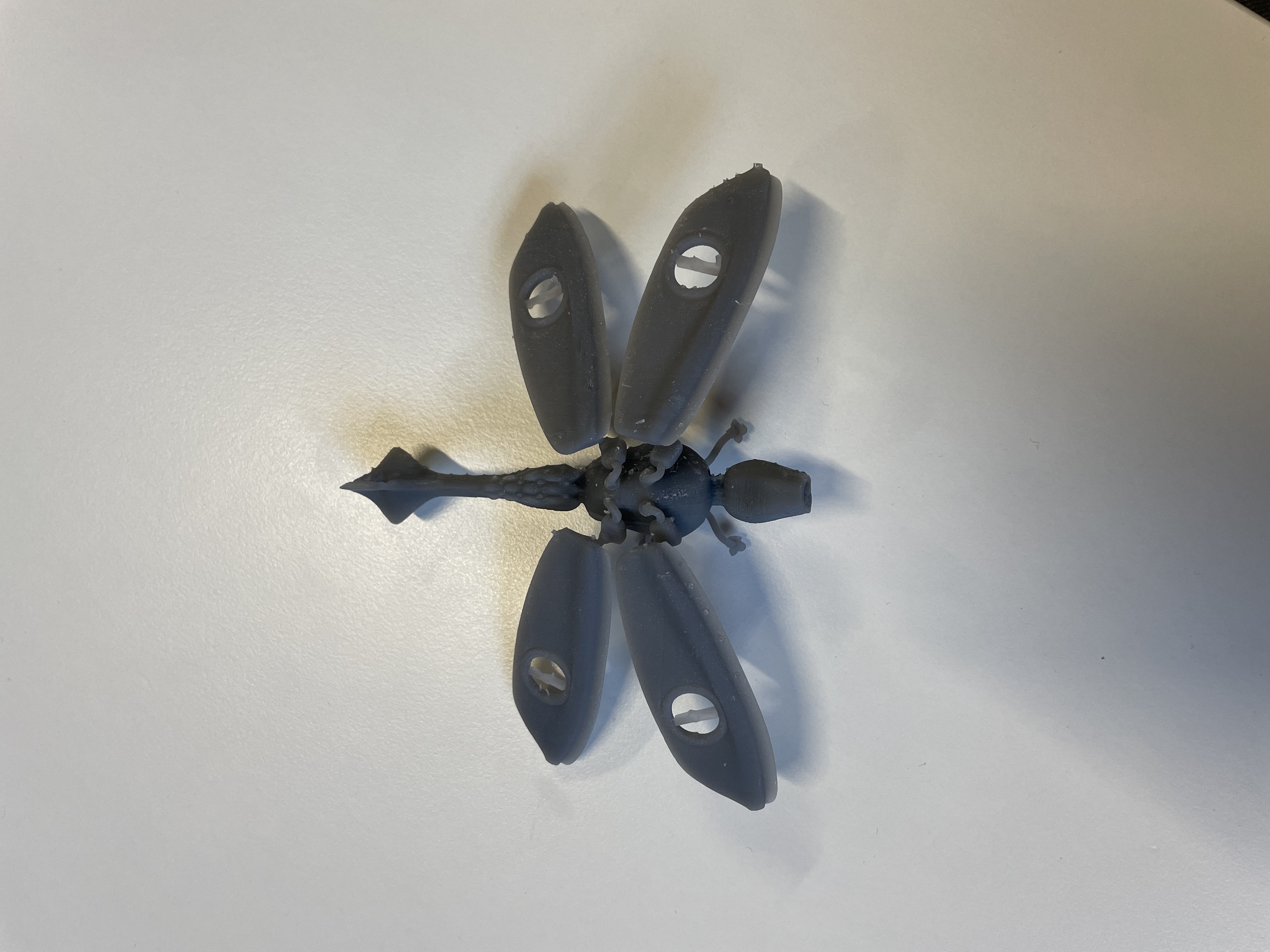 Miniatura 5 do modelo 3D Dragonfly drone model