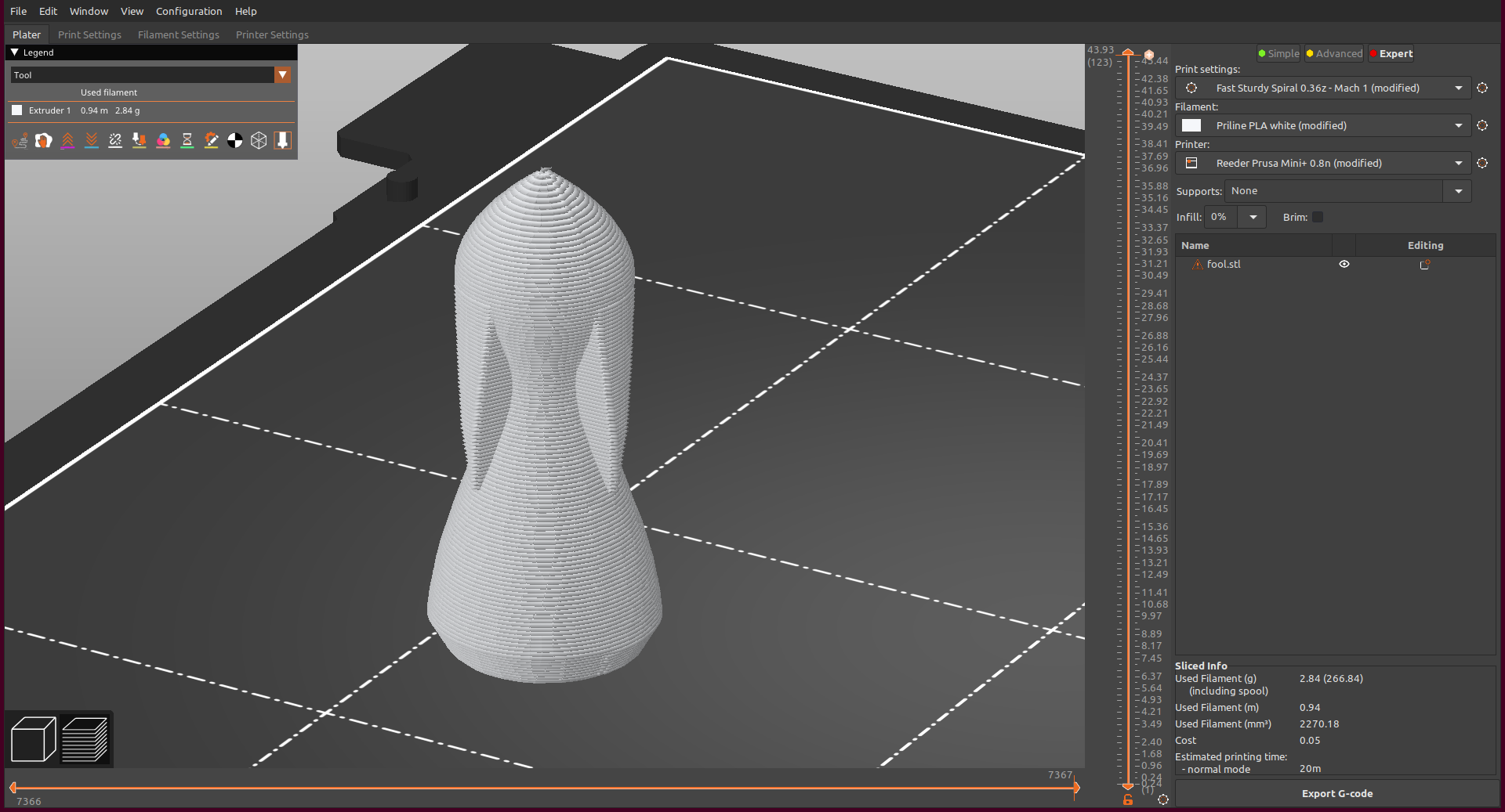 Chess Fool - Vase Mode