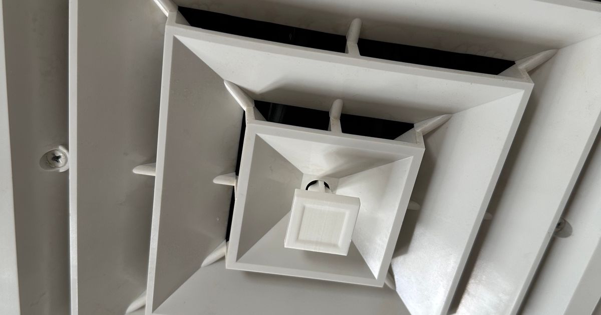 Air Vent Damper Key by Chris Chauvin Download free STL model