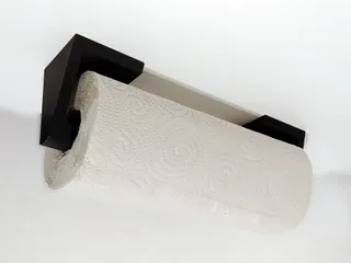 Paper Towel Holder - Print in place & quick swap by koehlr