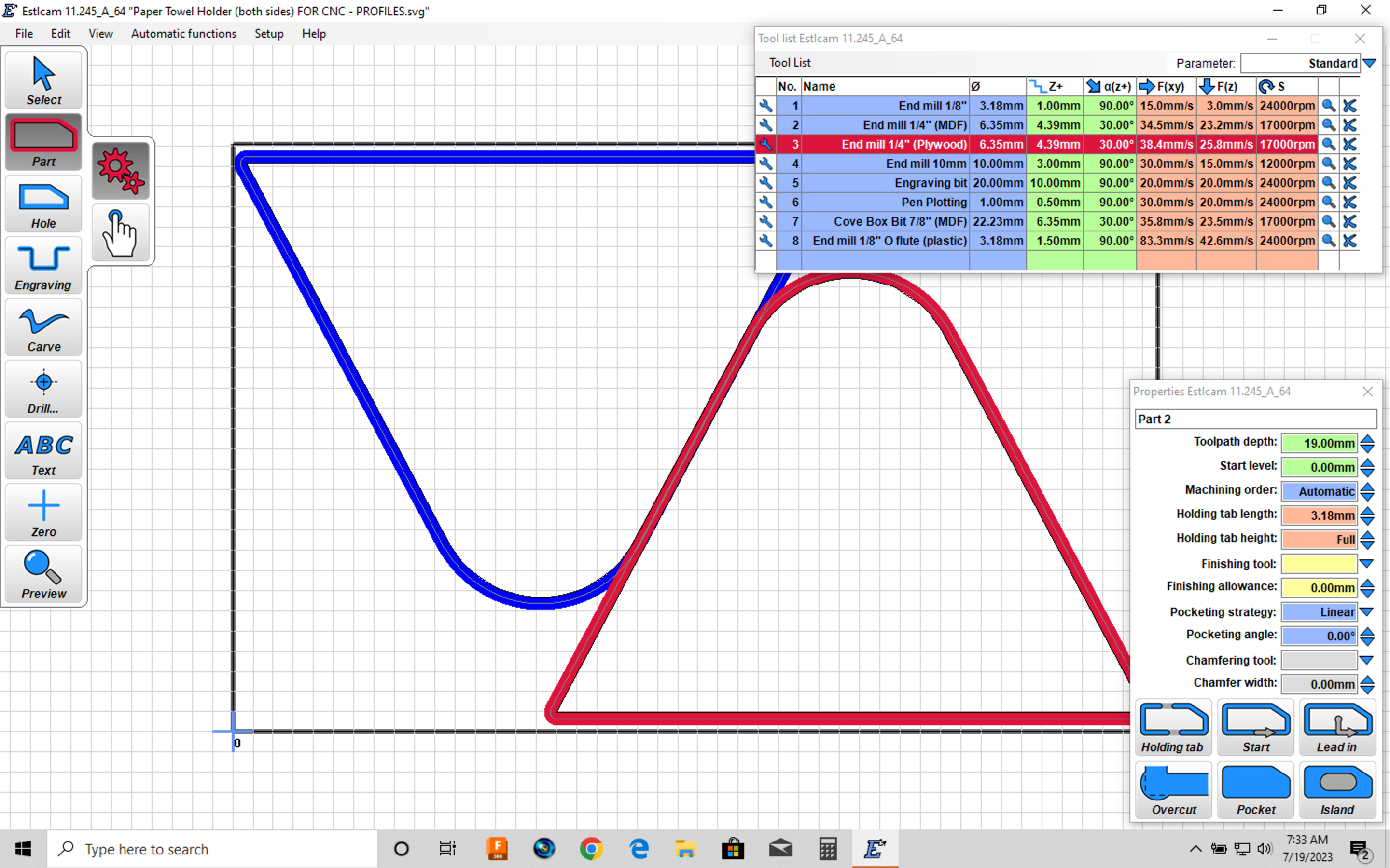 Towel Rod Holders for Heavy Duty Cleaning Towels (paper based shop rags