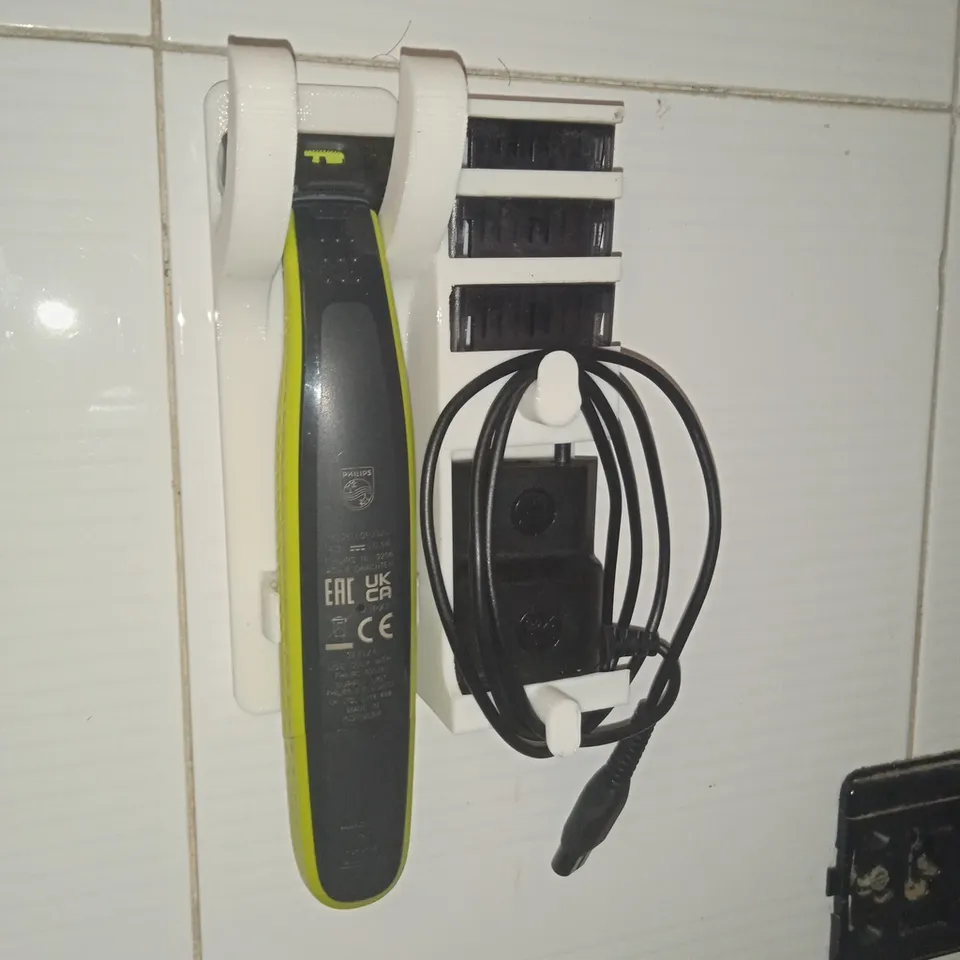 Holder for Philips One Blade electric razor by Max | Download free STL ...