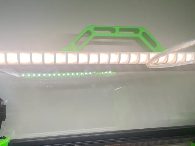 LED Bar Clip for 2020 Extrusion with Diffuser