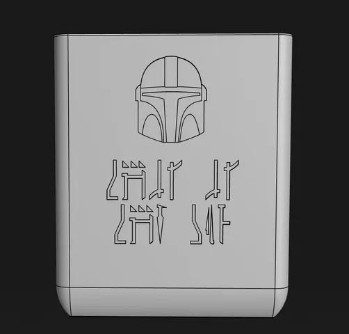Mandalorian/Boba Fett trash bin