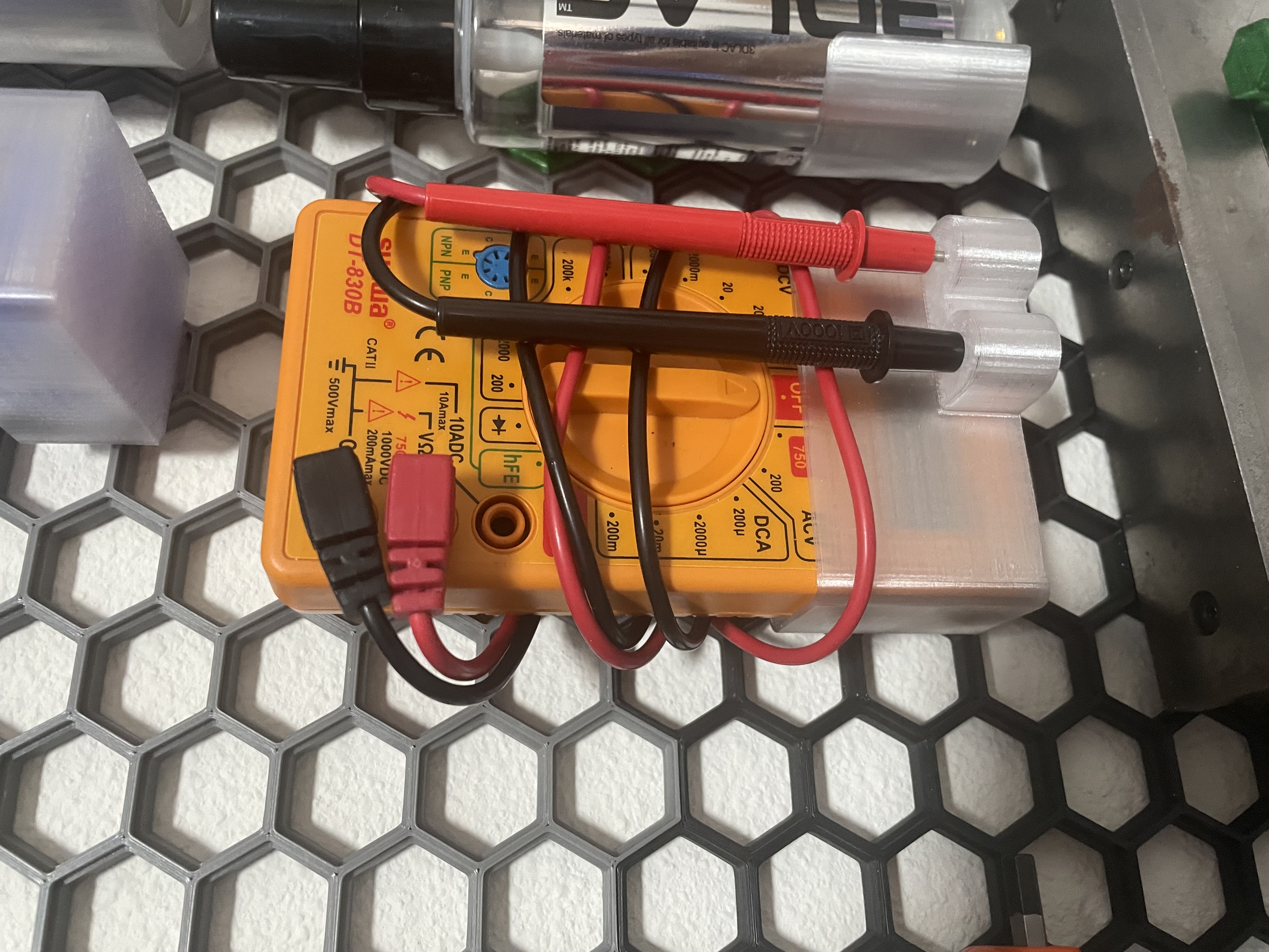 Multimeter holder for HSW
