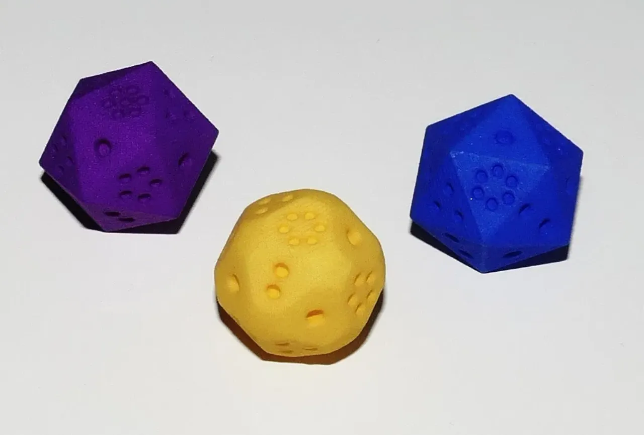 Simple Dice for Board Games (fast print) by 7Dimension, Download free STL  model
