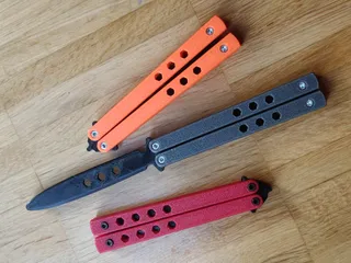 Fully Printable ~* Butterfly Knife Balisong Design - CyberPunk