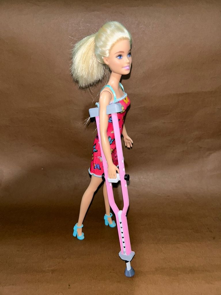 Barbie's Crutches by HandyPrints3D Download free STL model
