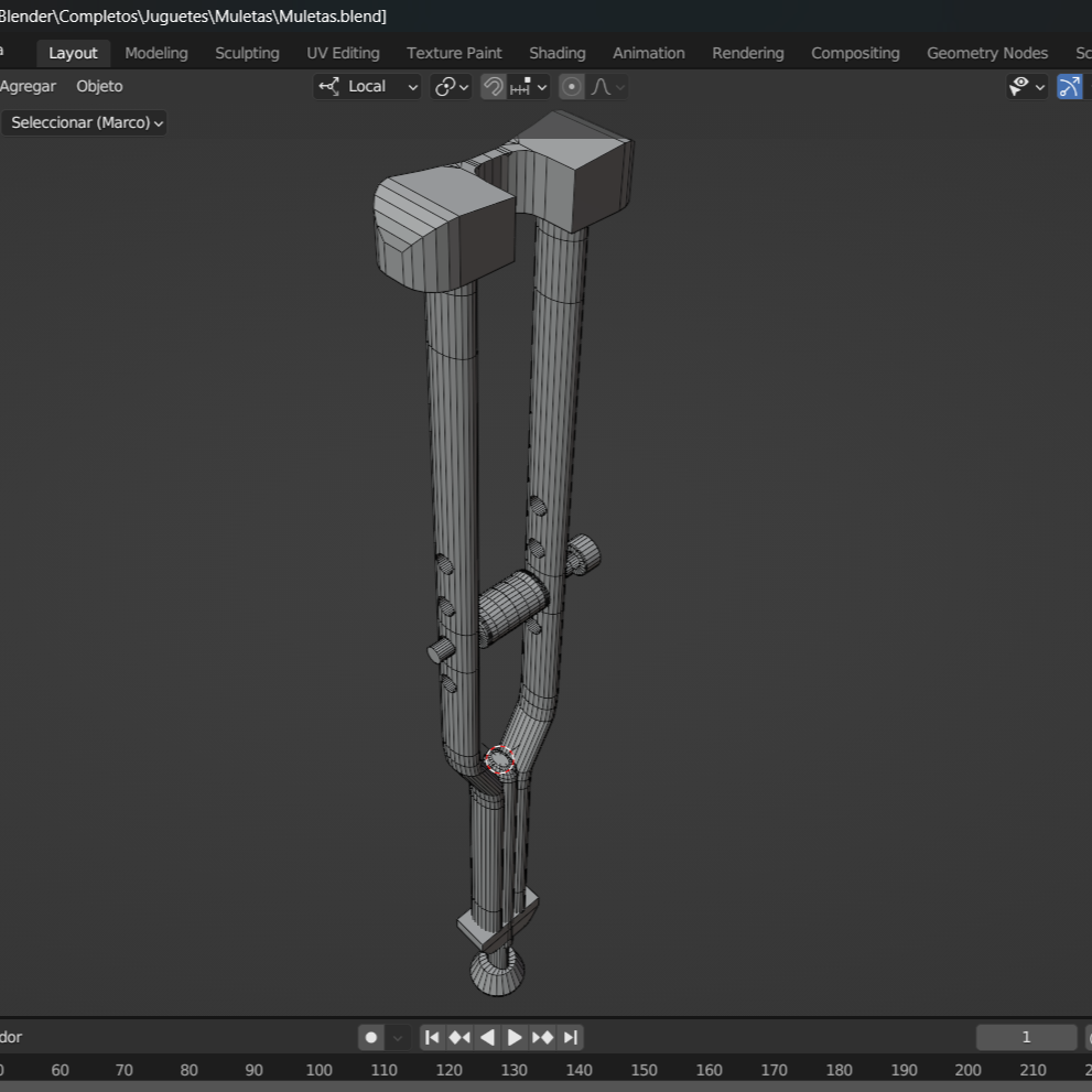 Barbie's Crutches by HandyPrints3D Download free STL model