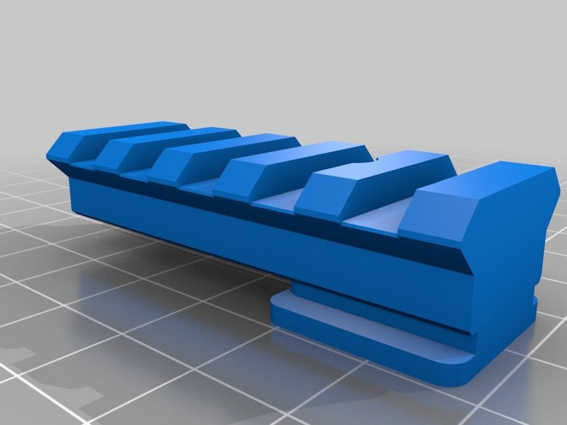 NATO/Picatinny Rail for Hot Shoe by Bike Cyclist Download free STL