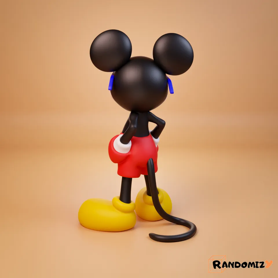 Mickey Coasters 3D model 3D printable