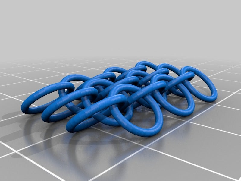 Miniatura 3 do modelo 3D Parametric Chain Mail