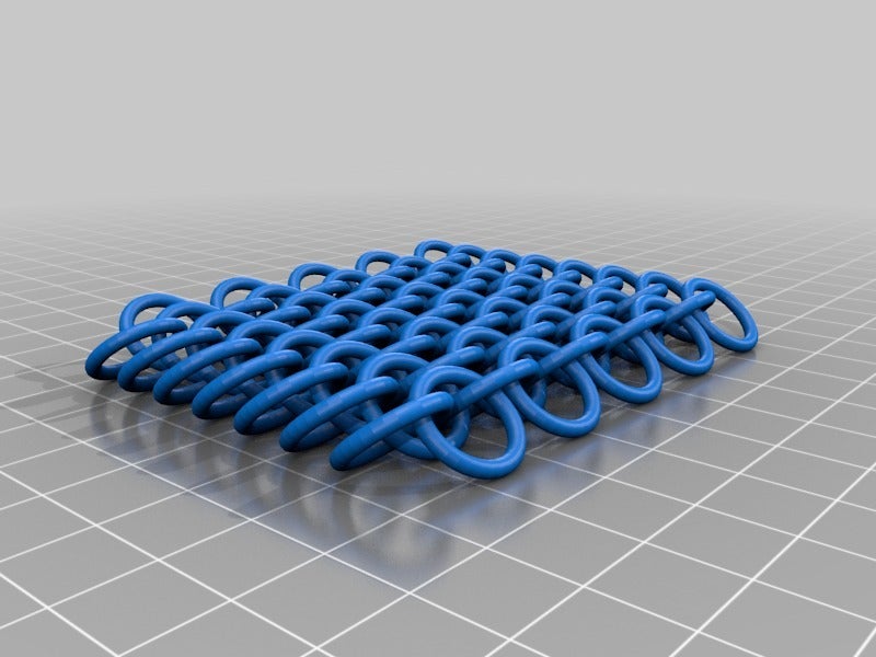 Miniatura 4 do modelo 3D Parametric Chain Mail
