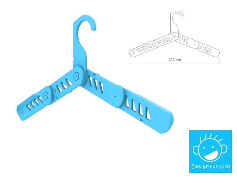 Free STL file Space-saving hanger 🏠・Template to download and 3D print・Cults