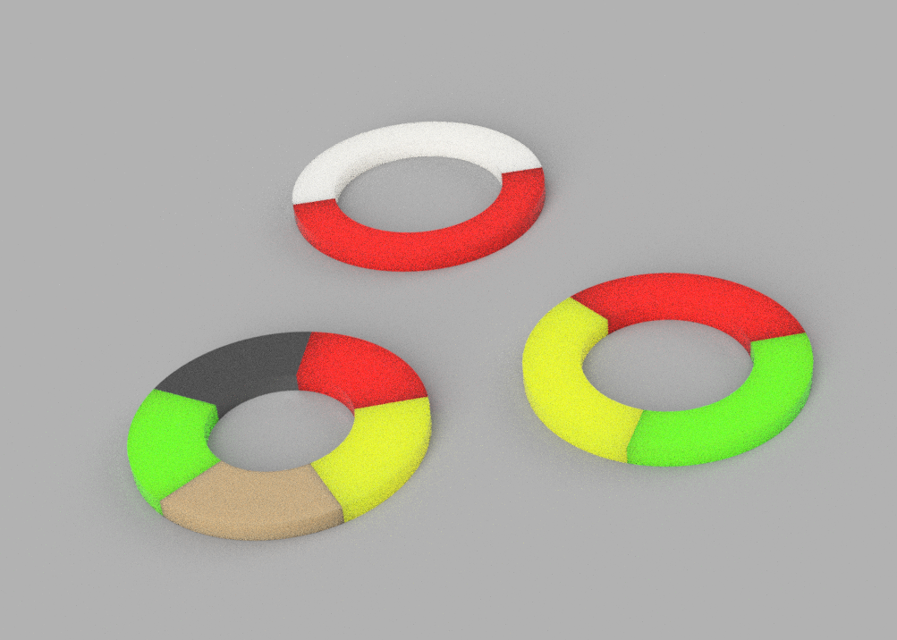 Miniatura 4 do modelo 3D Multi-Material Test objects