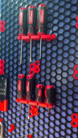 Honeycomb Storage Wall screwdriver holder