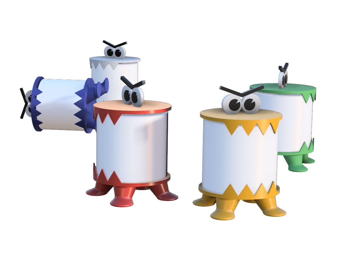 monster-paper-towel-holder-by-xenith-3d-download-free-stl-model