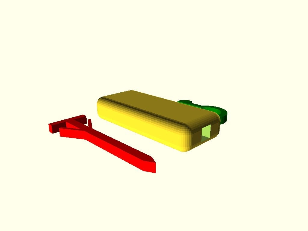 Miniatura 2 do modelo 3D Parametric Zip Toggle