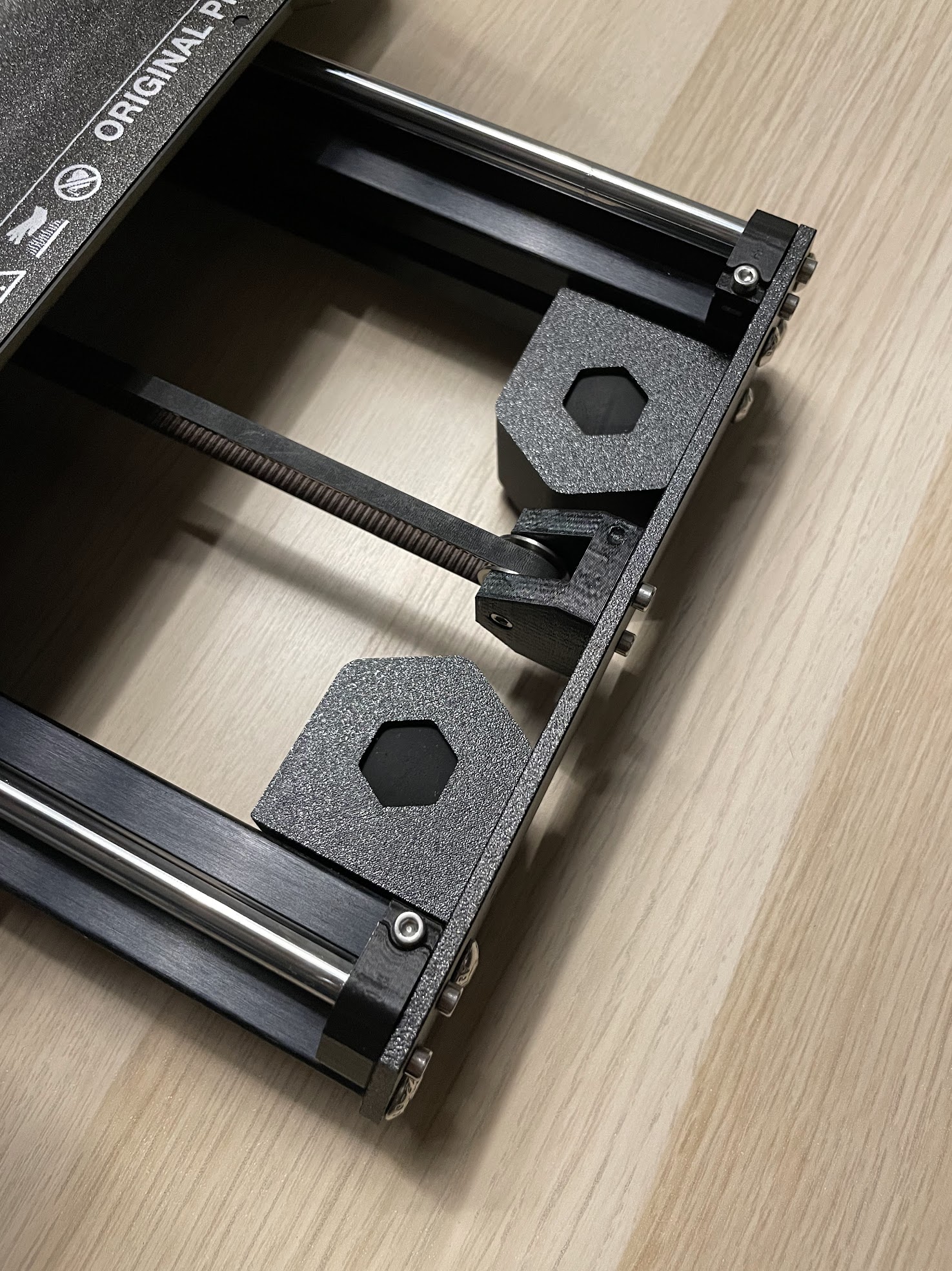 Hex low profile toolless Prusa i3MK3/S squash ball feet damper vibrations/noise isolator