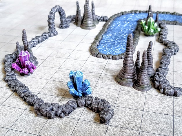 Miniatura 2 do modelo 3D Crystal Cluster
