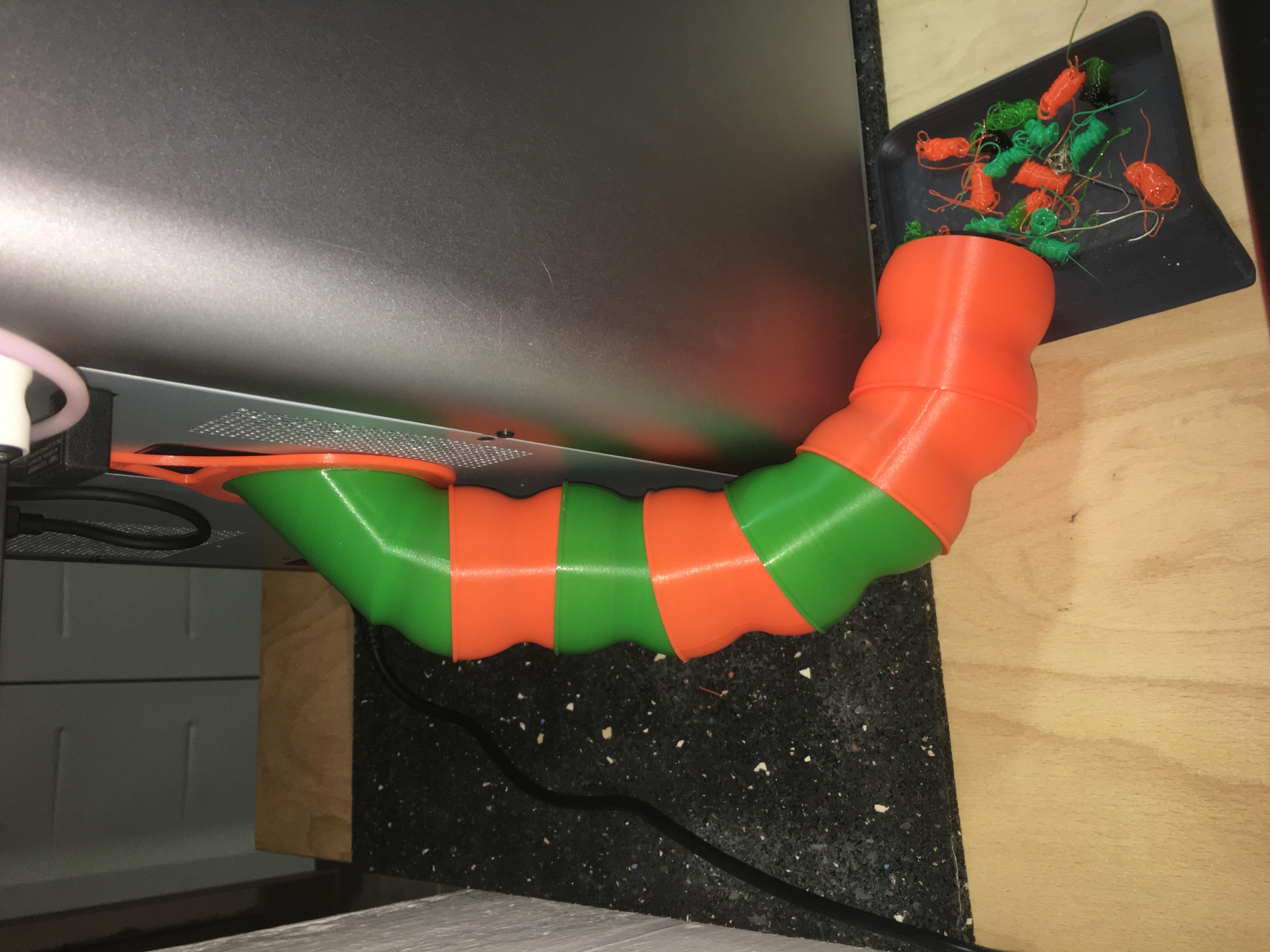 Bambu lab segmented poop chute pipe