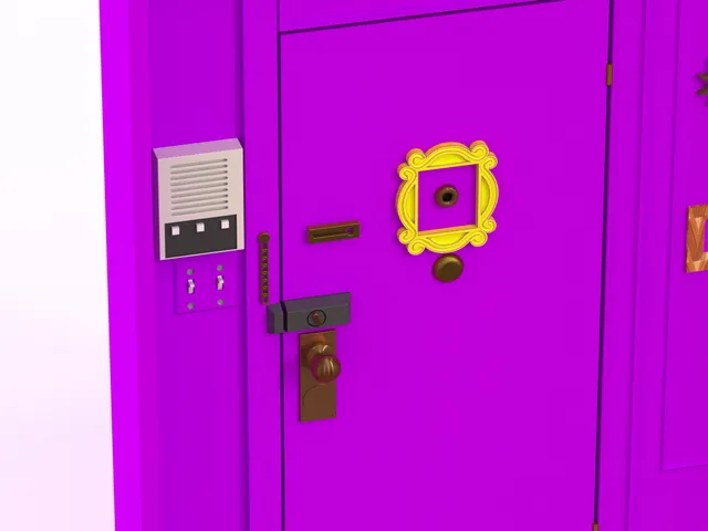 Monica's Peephole - Friend's inspired key rack