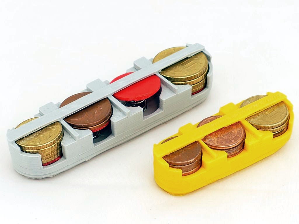 Parametric Coin Holder for Euro Cents