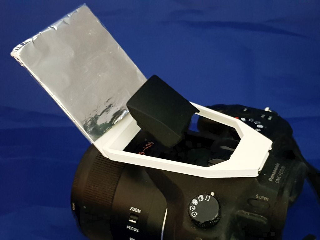 Parametric Hotshoe Mount Flash Diverter