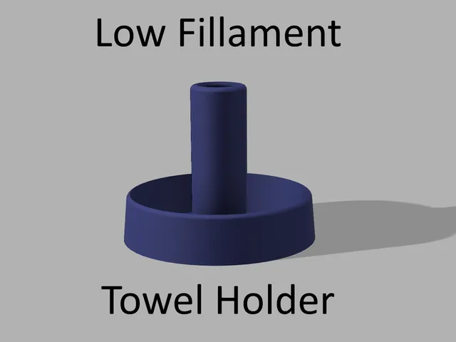 Low Filament Vertical Paper Towel Holder
