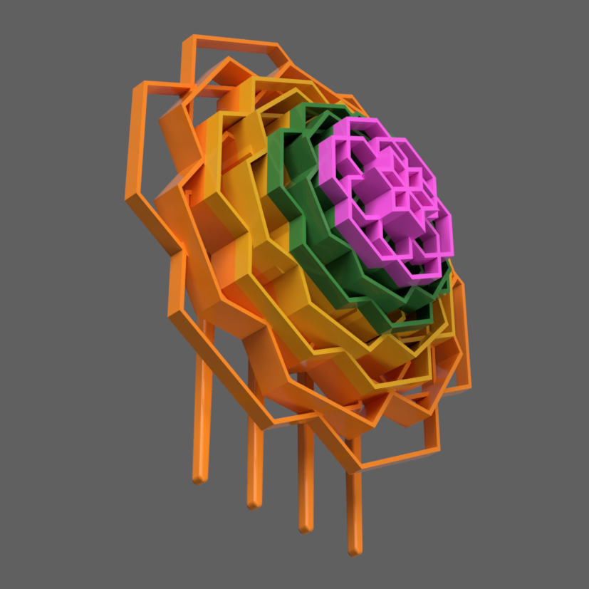 Hexagonal Hair-Pin