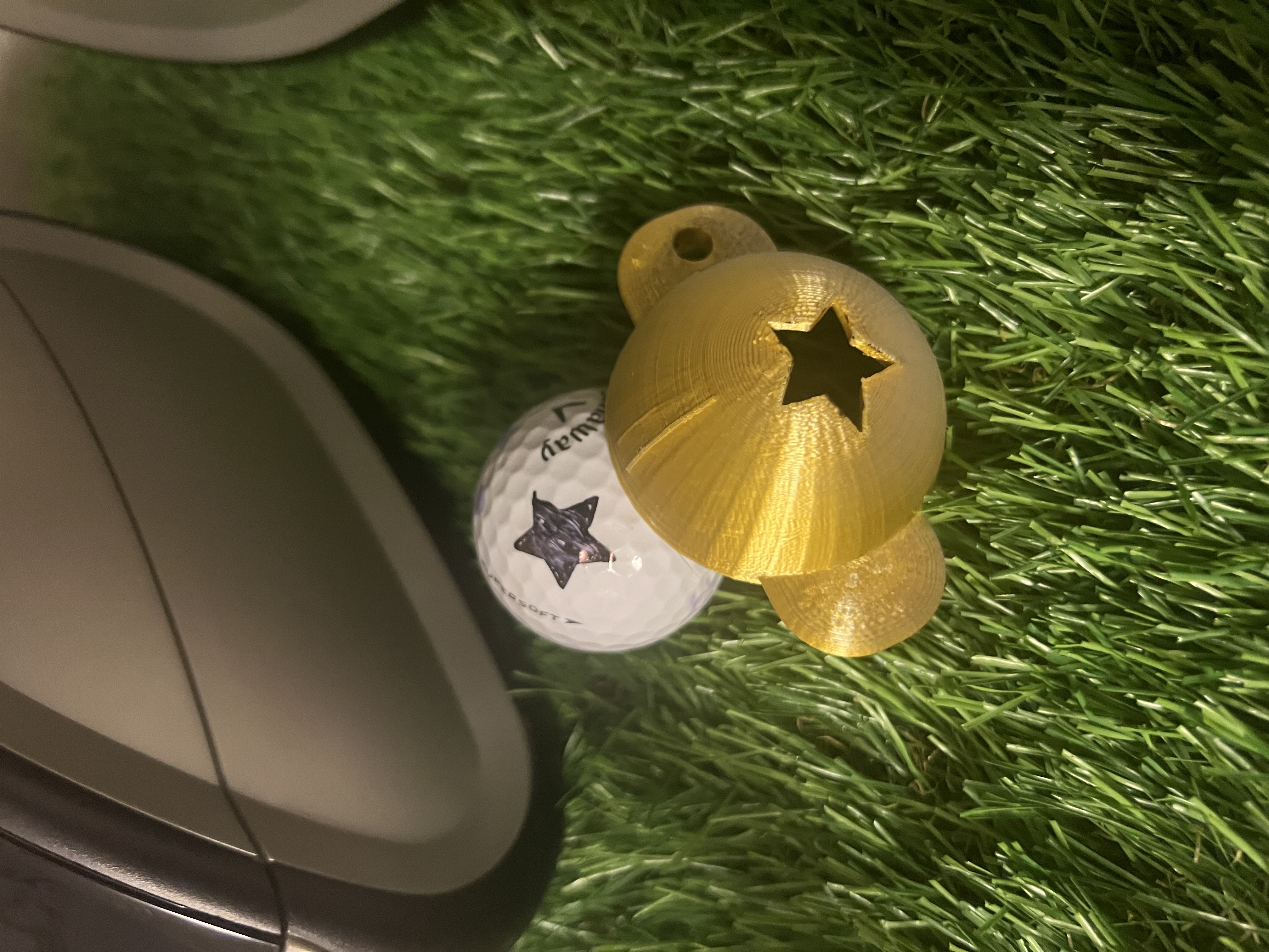Star Golf Ball Marker Stencil